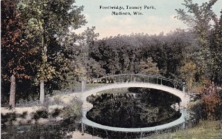 Foot bridge, Tenney Park